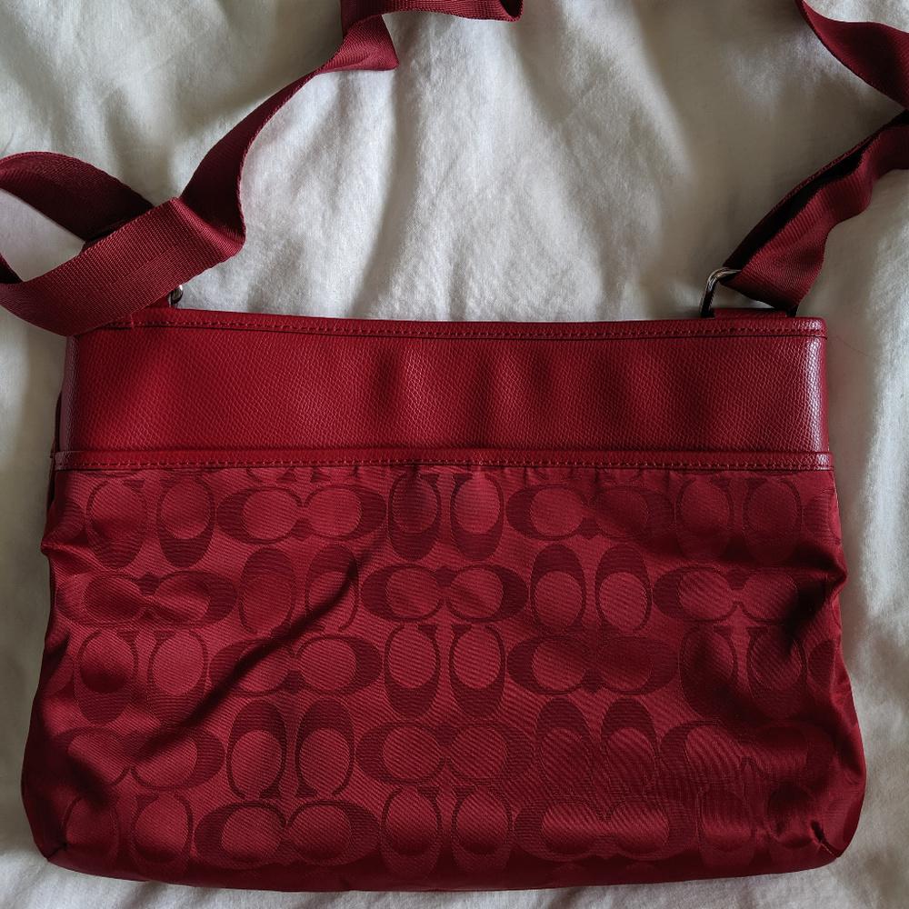 Coach Red Crossbody Bag - Picture 2 of 6